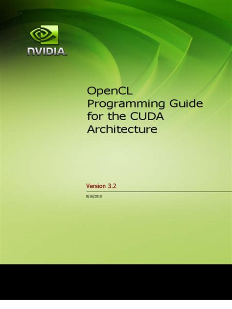 pdf free opencl programming guide Kindle Editon