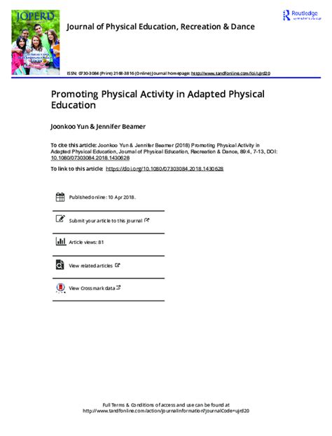 pdf free promoting physical activity Kindle Editon