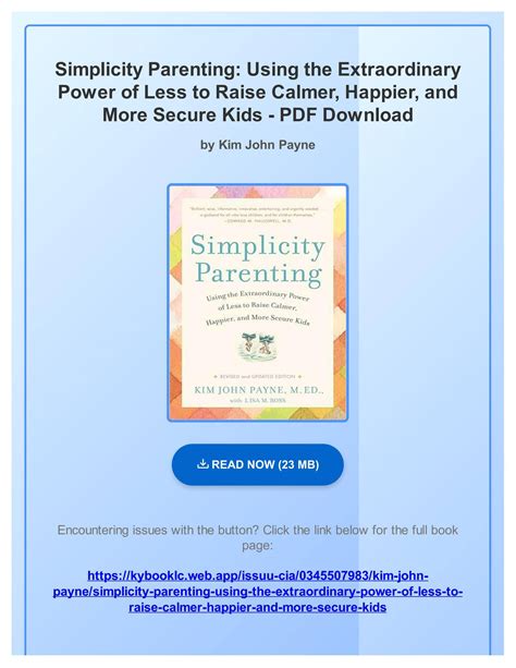 pdf free simplicity parenting using Epub