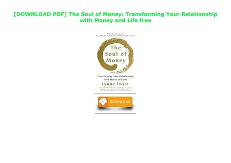 pdf free soul of money transforming PDF