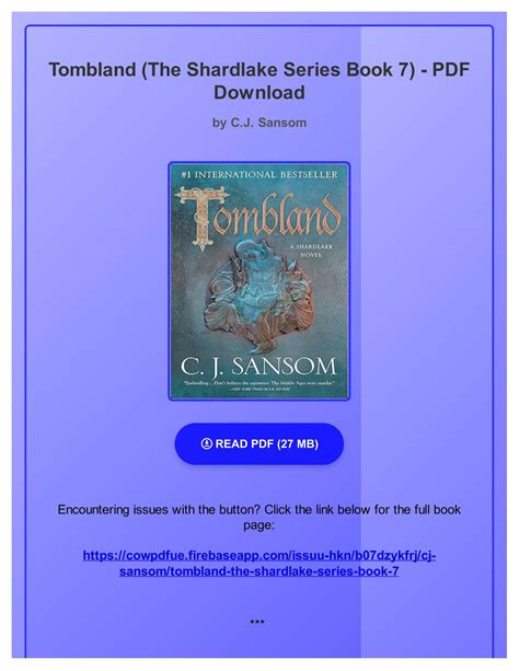 pdf free tombland shardlake 0316412422 PDF