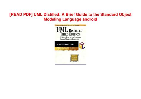 pdf free uml distilled brief guide to Kindle Editon