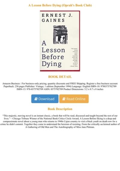 pdf lesson before dying oprah book club Doc