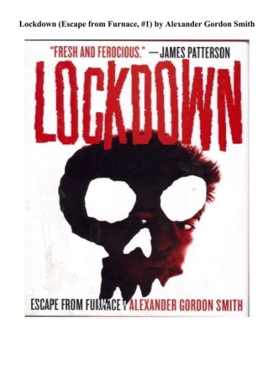 pdf lockdown pdf alexander gordon smith PDF