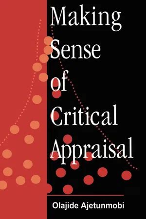 pdf making sense of critical appraisal Kindle Editon