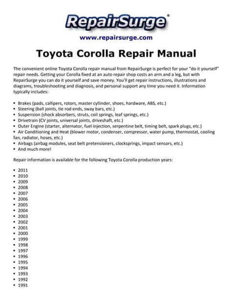 pdf manual 1990 corolla Reader