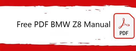 pdf manual bmw z8 Epub