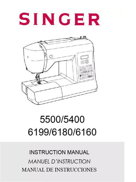 pdf manual singer brilliance 6180 PDF