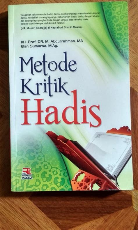 pdf metode kritik hadis book by hikmah Ebook Doc