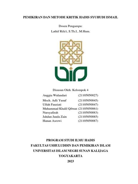 pdf metode kritik hadis book by hikmah Ebook Doc