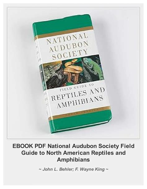 pdf national audubon society field Kindle Editon