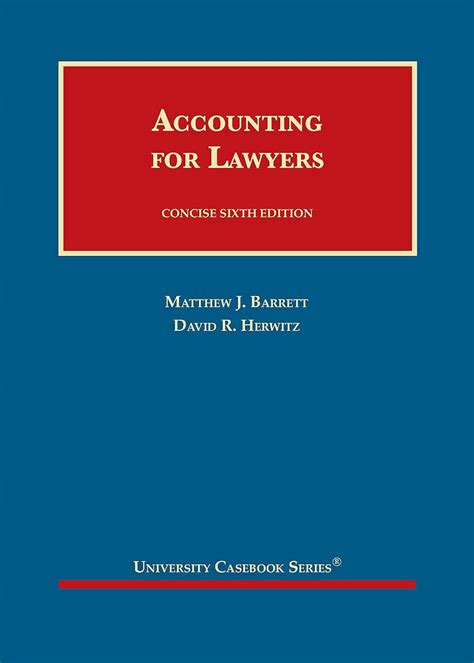 pdf online accounting lawyers concise university casebook Epub