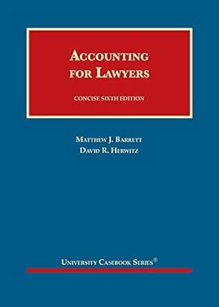 pdf online accounting lawyers concise university casebook Epub