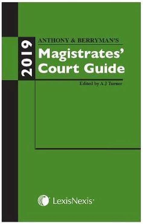 pdf online anthony berrymans magistrates court guide Doc