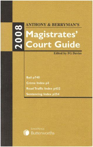 pdf online anthony berrymans magistrates court guide Doc