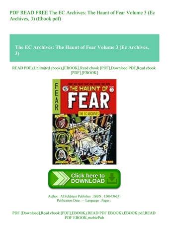 pdf online ec archives haunt fear PDF