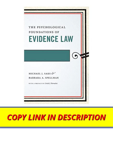 pdf online psychological foundations evidence law psychology Kindle Editon