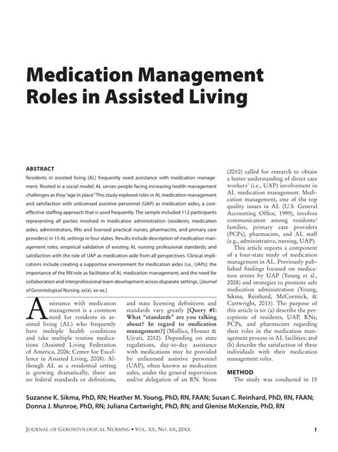 pdf overview of medication management in assisted living Doc