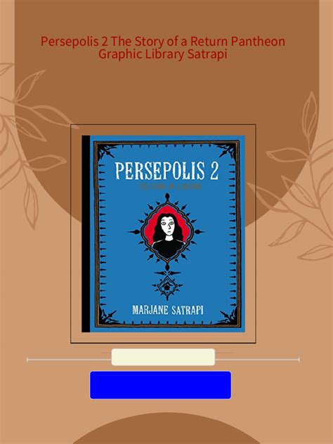 pdf persepolis 2 story of return Reader