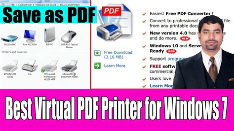 pdf printer windows 7 free Doc