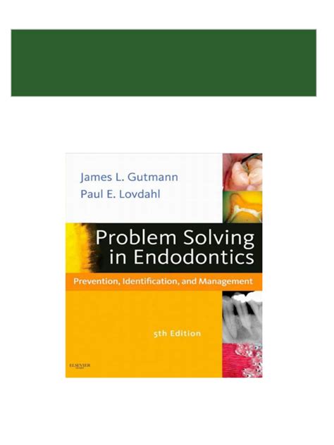 pdf problem solving in endodontics Epub