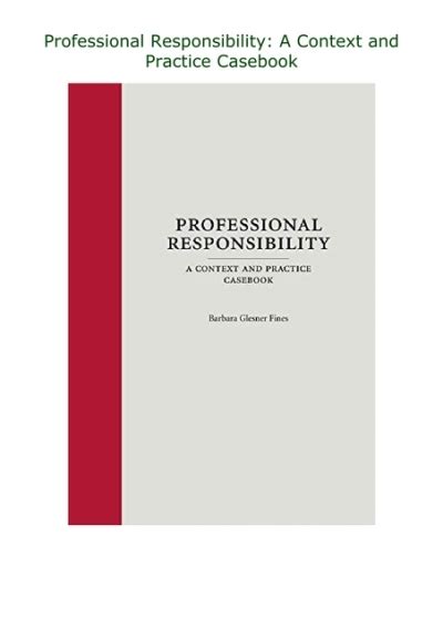 pdf professional responsibility student PDF