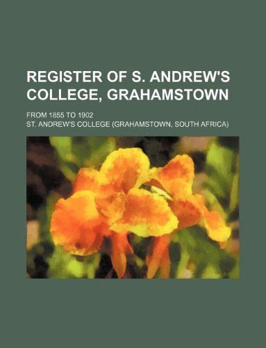 pdf register of s andrews college grahamstown book PDF