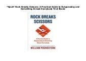 pdf rock breaks scissors practical Doc