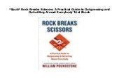 pdf rock breaks scissors practical Doc