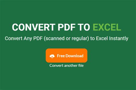 pdf to excel free download Doc