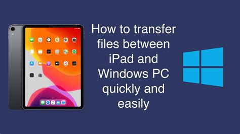 pdftransfer data and file from window 7 pc to ipad air PDF