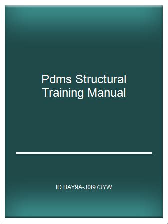 pdms structural training manual pdf PDF