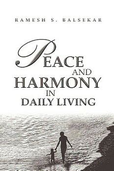 peace and harmony in daily living pdf by ramesh s Reader