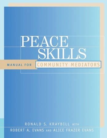 peace skills manual for community mediators PDF