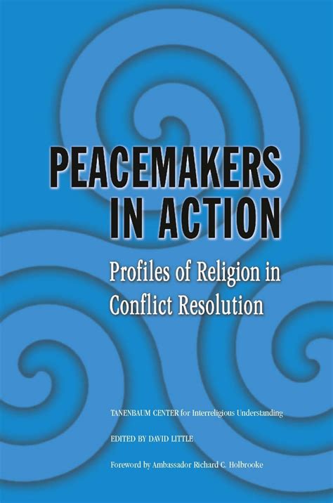 peacemakers in action profiles of religion in conflict resolution Reader