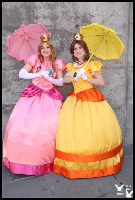 peach and daisy costumes