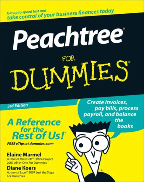 peachtree for dummies Reader