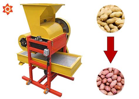 peanut processing machine