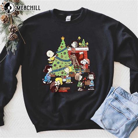 peanuts christmas shirt