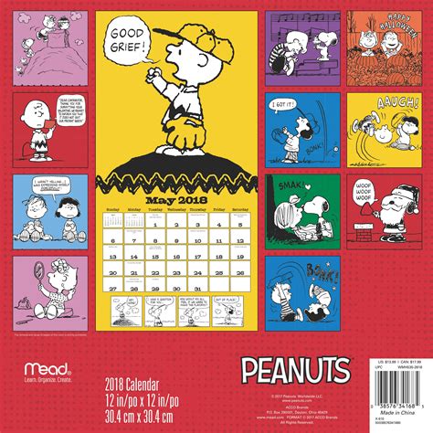 peanuts wall calendar 2016 Reader
