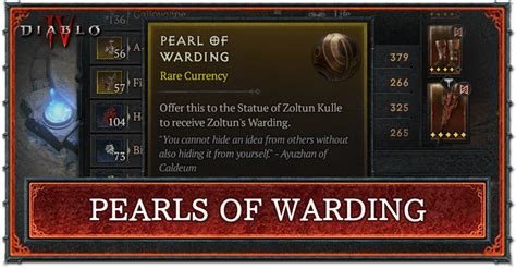 pearls of warding diablo 4