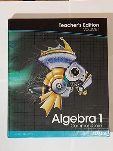 pearson algebra 1 common core vol 1 teachers edition Epub