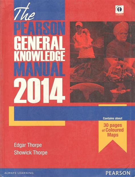 pearson concise general knowledge manual 2014 Kindle Editon