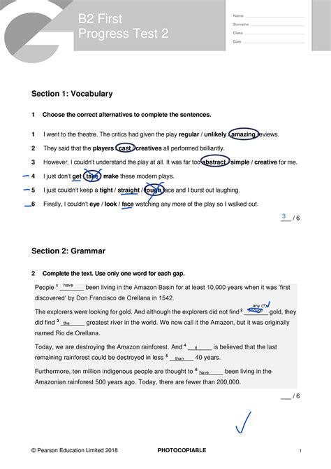 pearson education limited photocopiable short test Kindle Editon