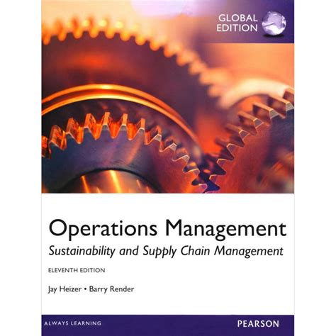 pearson operations management 11th edition heizer Reader