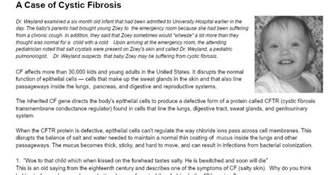 pediatric case study cystic fibrosis evolve Ebook PDF