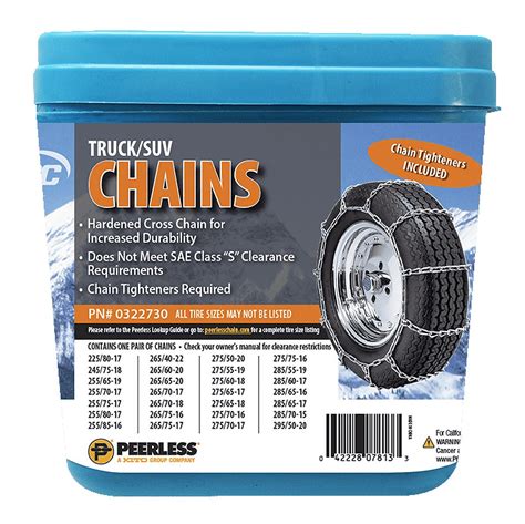 Peerless Tire Chain Catalog