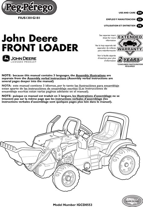 peg perego john deere manual Doc