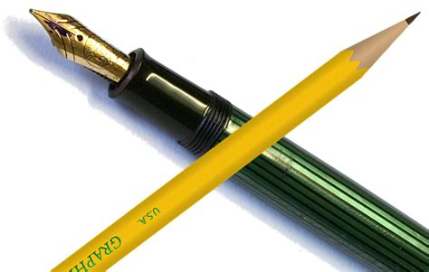 pencil to pen