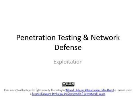 penetration testing and network defense Epub